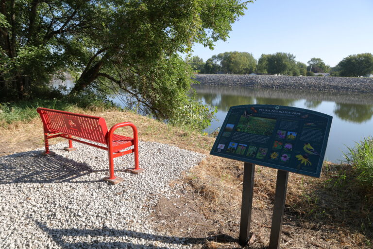 Des Moines River Wetland Bench